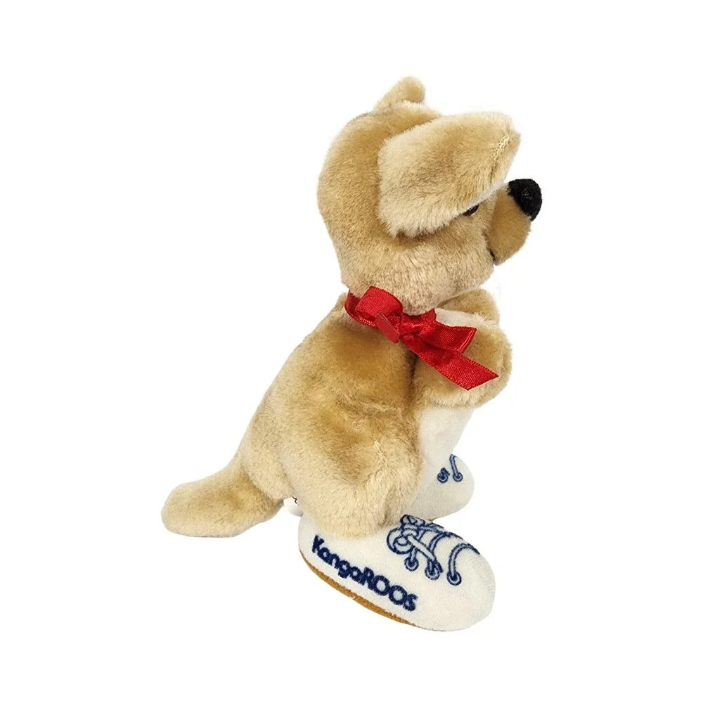 KangaROOS Plush Kangaroo Small Red Bow White Shoes Collectible‎ Toy